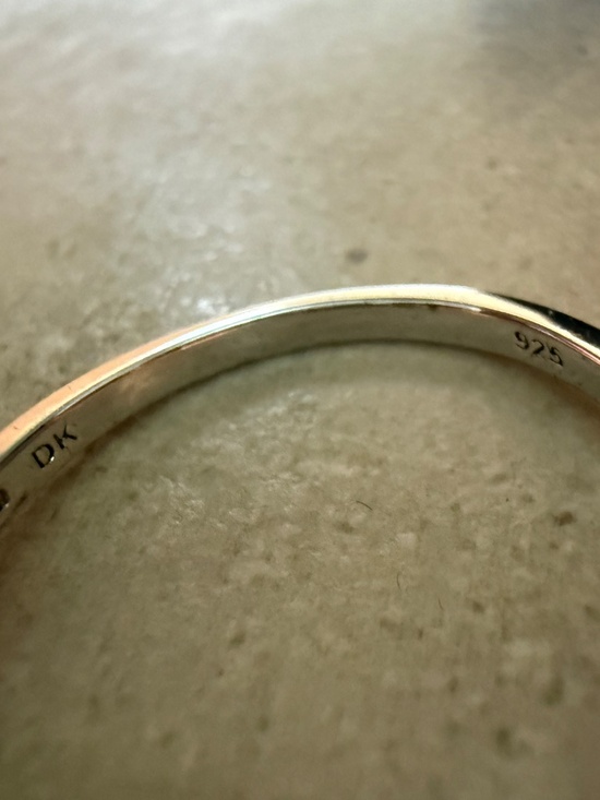 NWOT Blue Sleeping Beauty Turquoise Rhodium Over Sterling Silver Set of 3 Rings - Picture 4 of 4